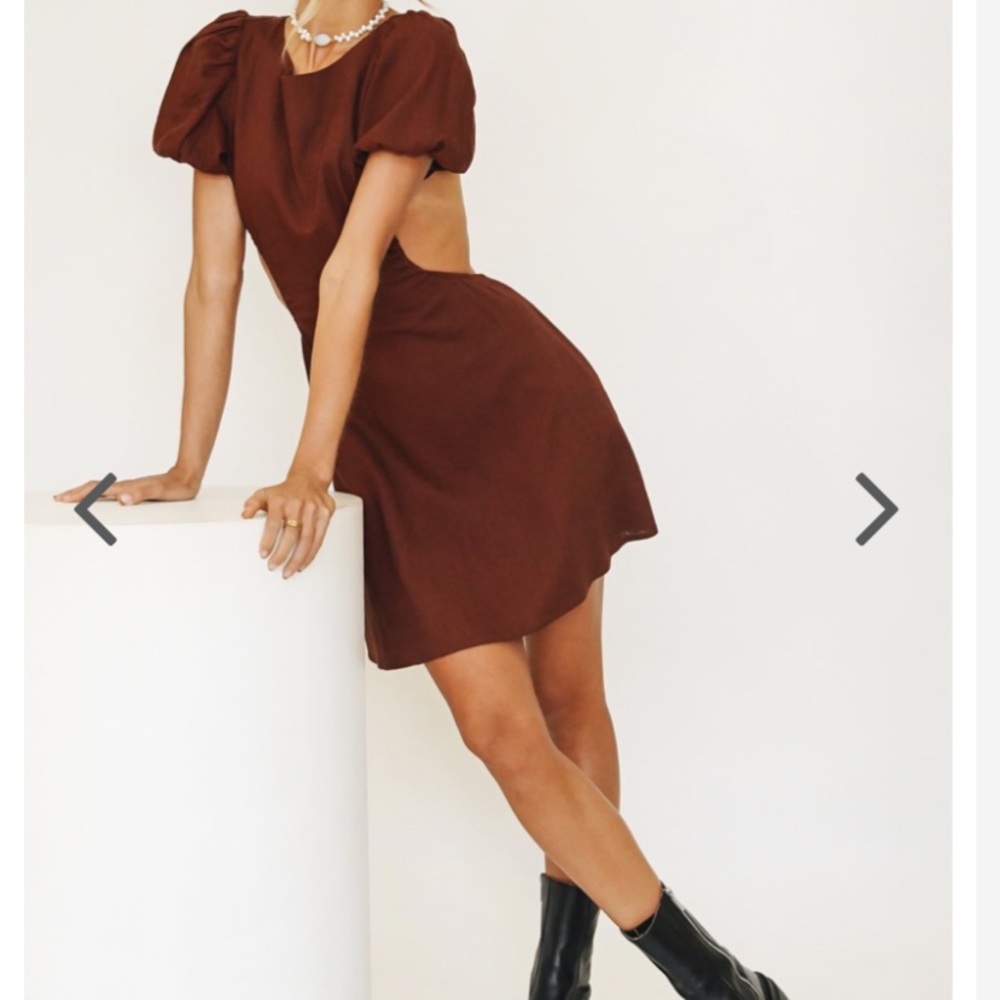 Verge Girl chocolate brown dress